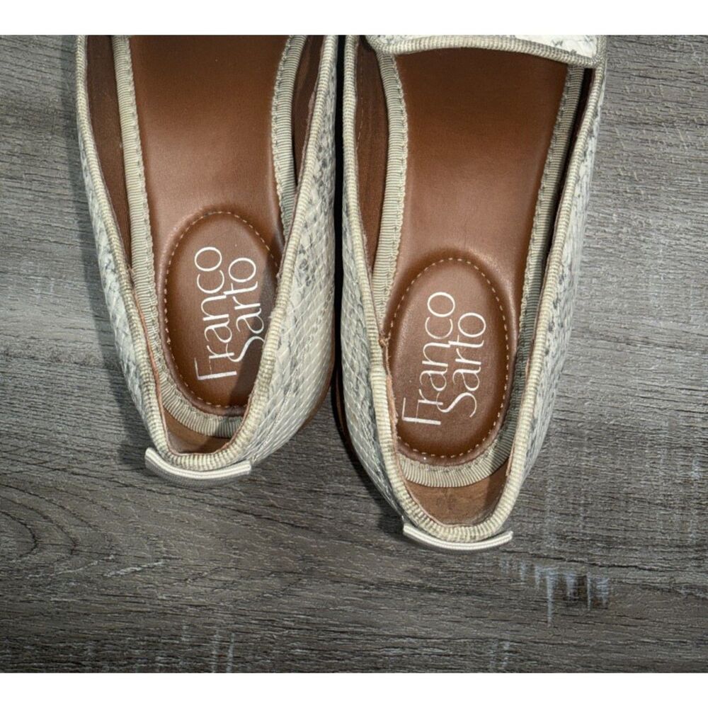Franco Sarto Women's Snake Print Loafers Size 6 - Picture 5 of 7